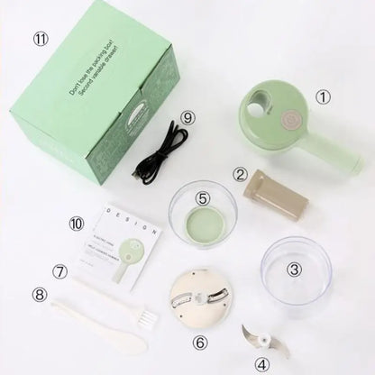LivinLuxe – SmartSlice 4-in-1 Electric Cutter